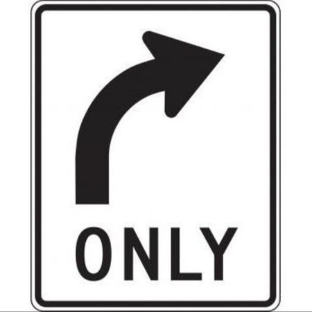 Accuform TRAFFIC SIGN  DANGER GOODS ALLOWED 24 FRR018DP